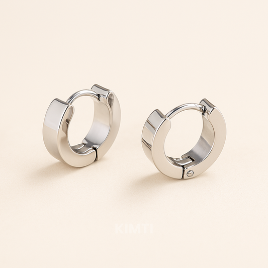 Men-Contemporary Hoop Earrings