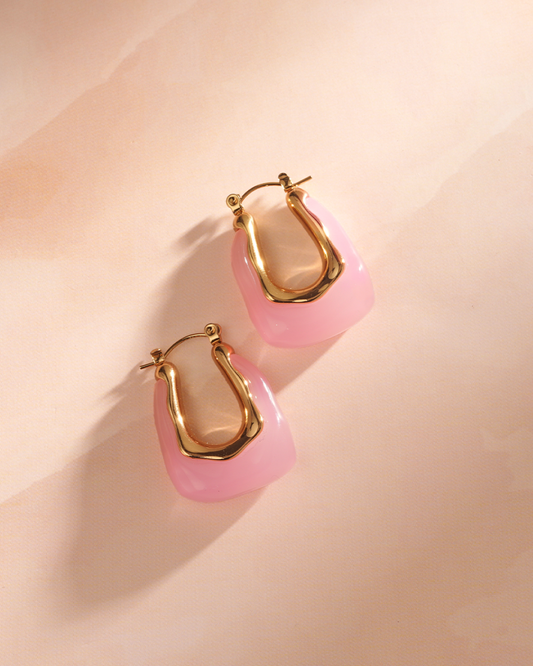 Rosienne 18 K Gold Plated Soirée Earrings