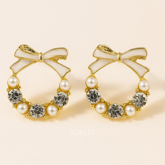 Enchanted Ribbon Studs Earring