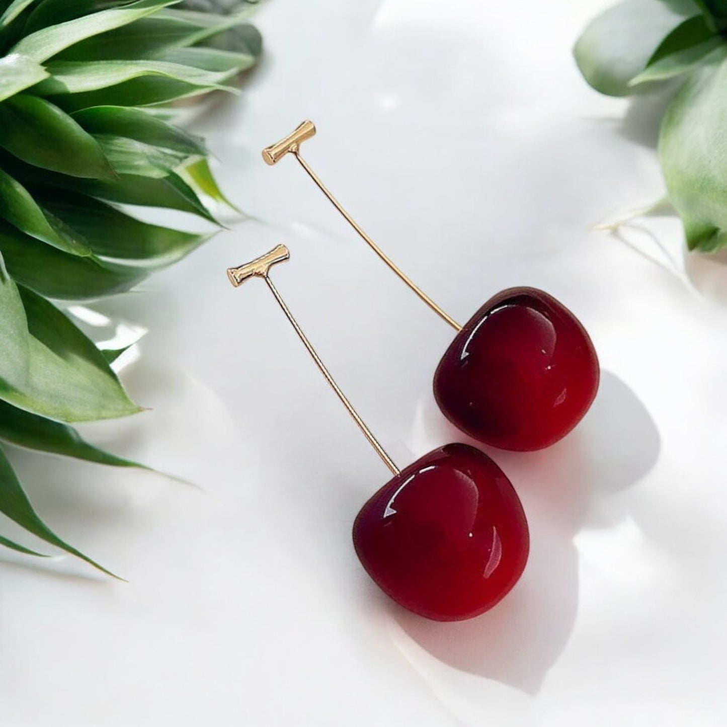 Cherry Blossom Red Earring