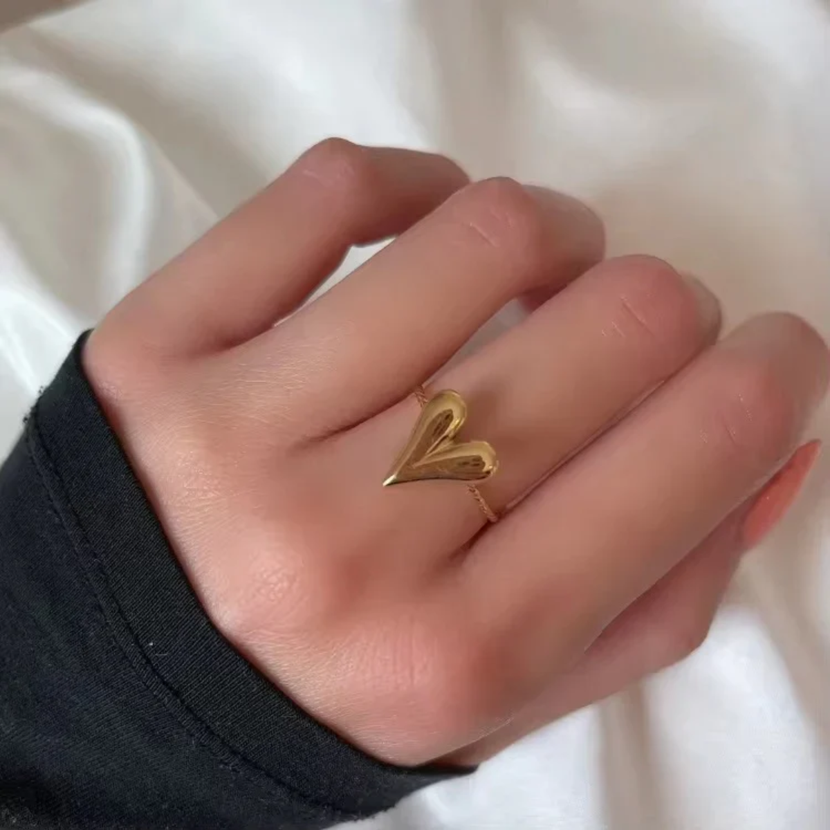 18k Gold Plated Love Loop Ring
