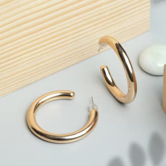 Dominique Hoop Statement Earring