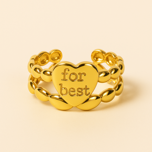 For Best Heart Ring Kimti Luxury