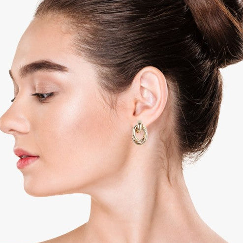 Golden Stud Earring