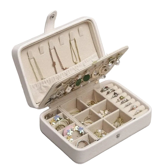 Just Rs 369 TOG Jewelry Box Leather Double Layer Travel