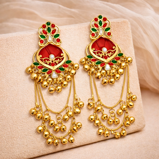 Shahi Gulnaar Kashmiri Earring