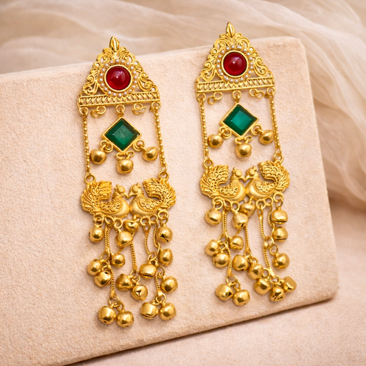 Mayuri Bells Kashmiri Earring