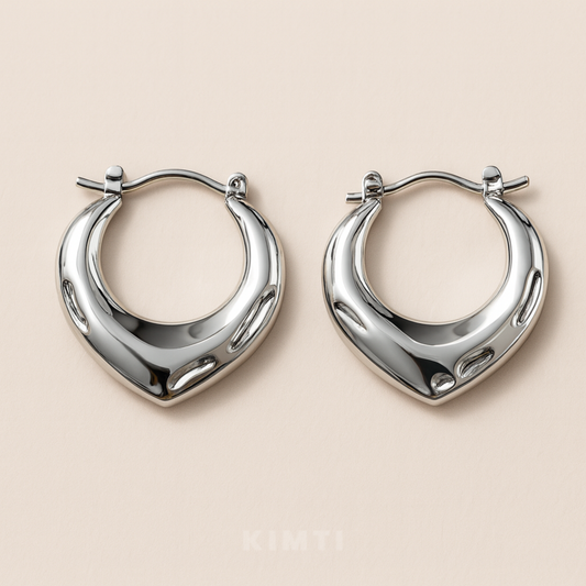 Anti-Tarnish Fluid Curve Designer Hoops