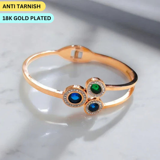 Anti Tarnish Multicolour Rose Gold Bracelet