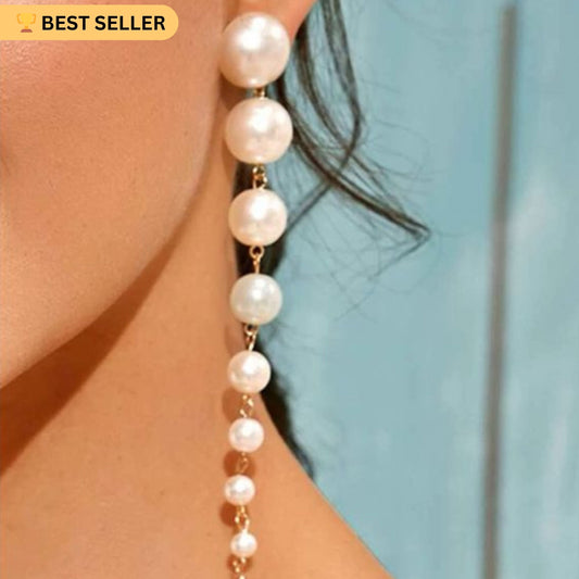 Vogue Vanity White Pearl Earring