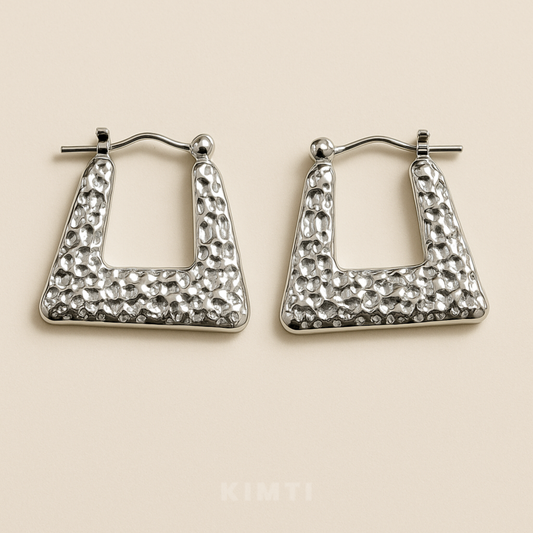 Anti-Tarnish Vintage Craft Triangle Earrings