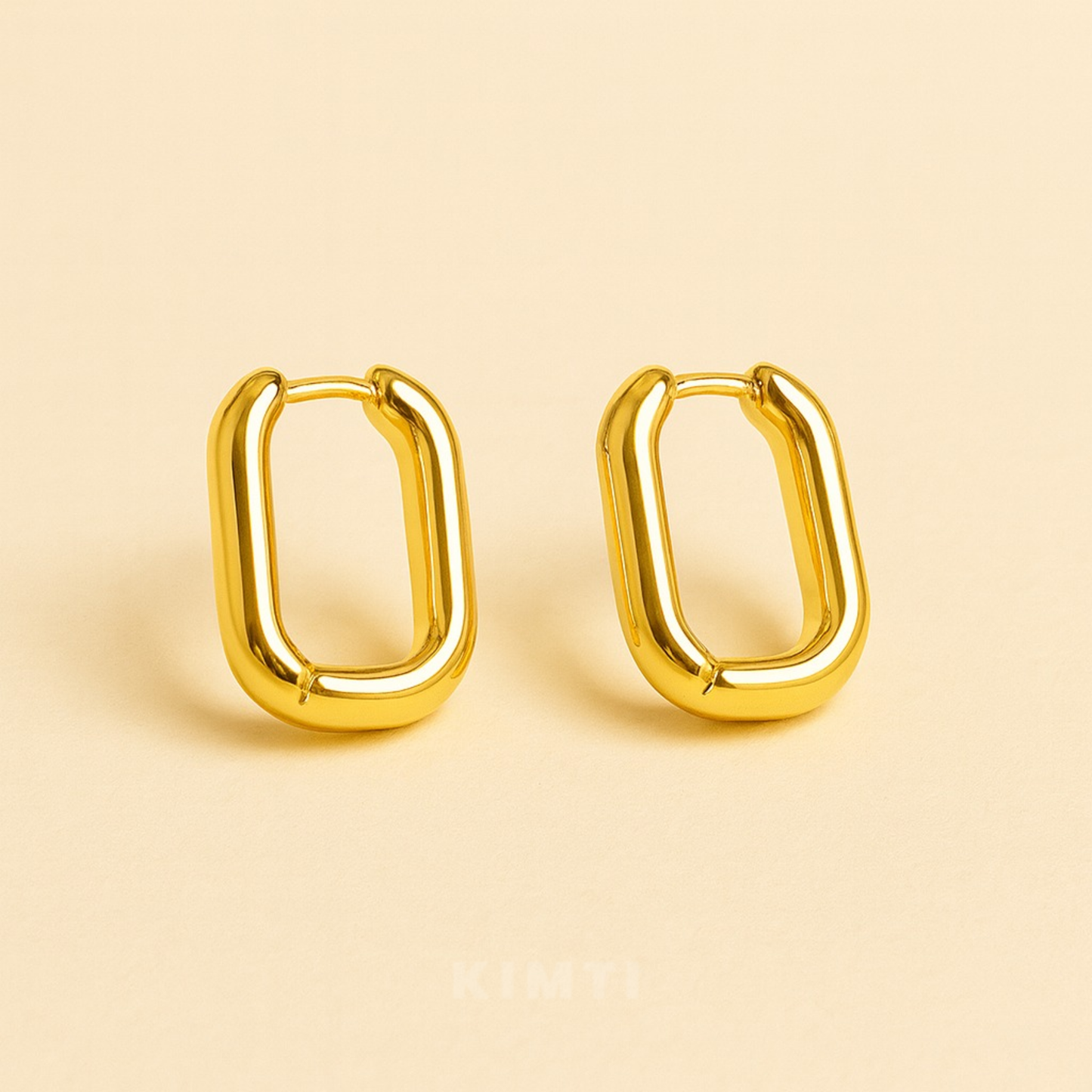 18K Gold Plated Minimal O-Hoop Earrings