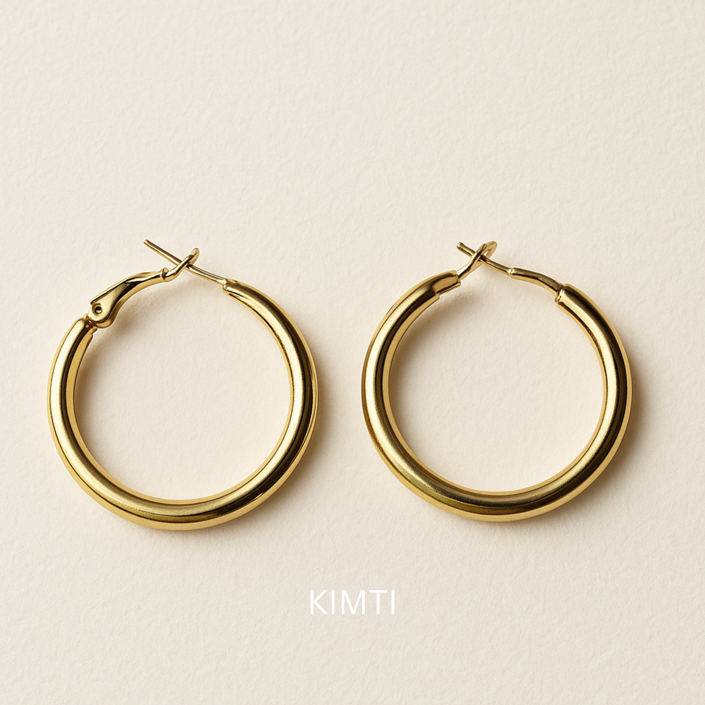 Palmonas Golden Halo Hoops Earring