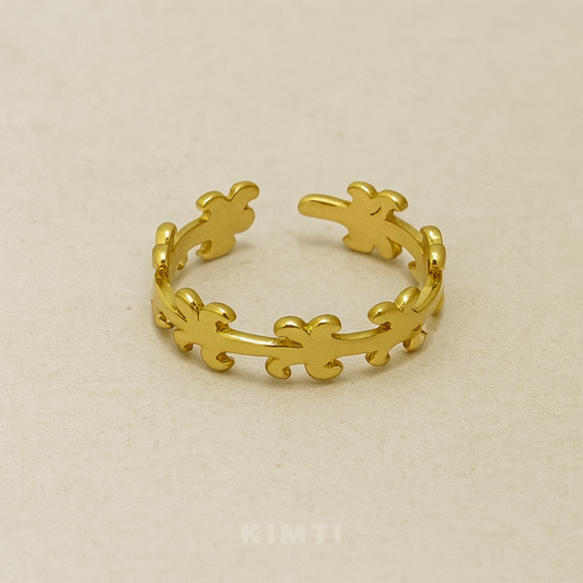 18K Gold Plated Everyday Gold Ring