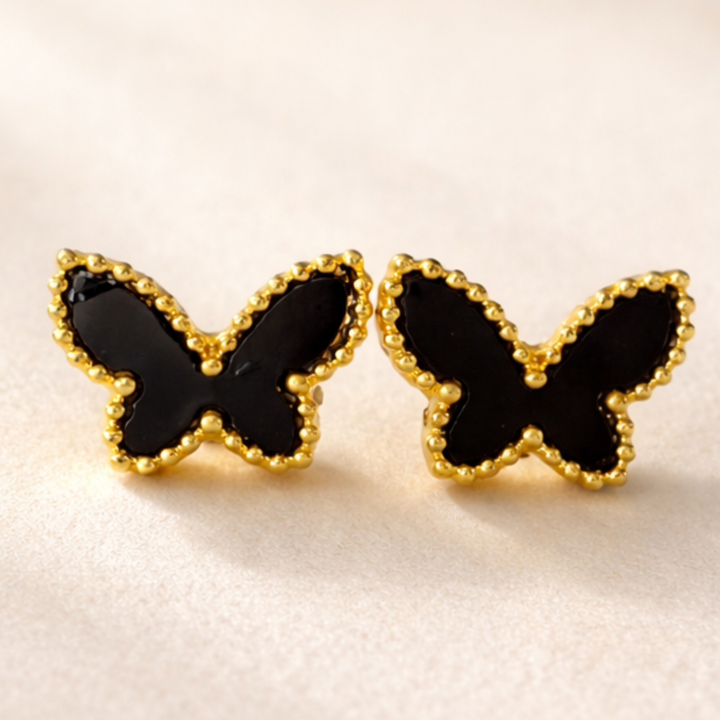 Dainty Gold Butterfly Studs