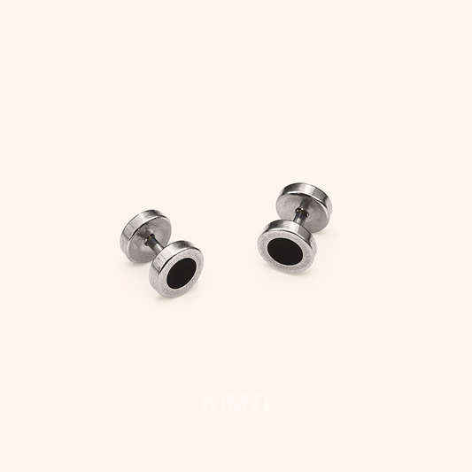 Men-Contemporary Shaped Stud Earrings