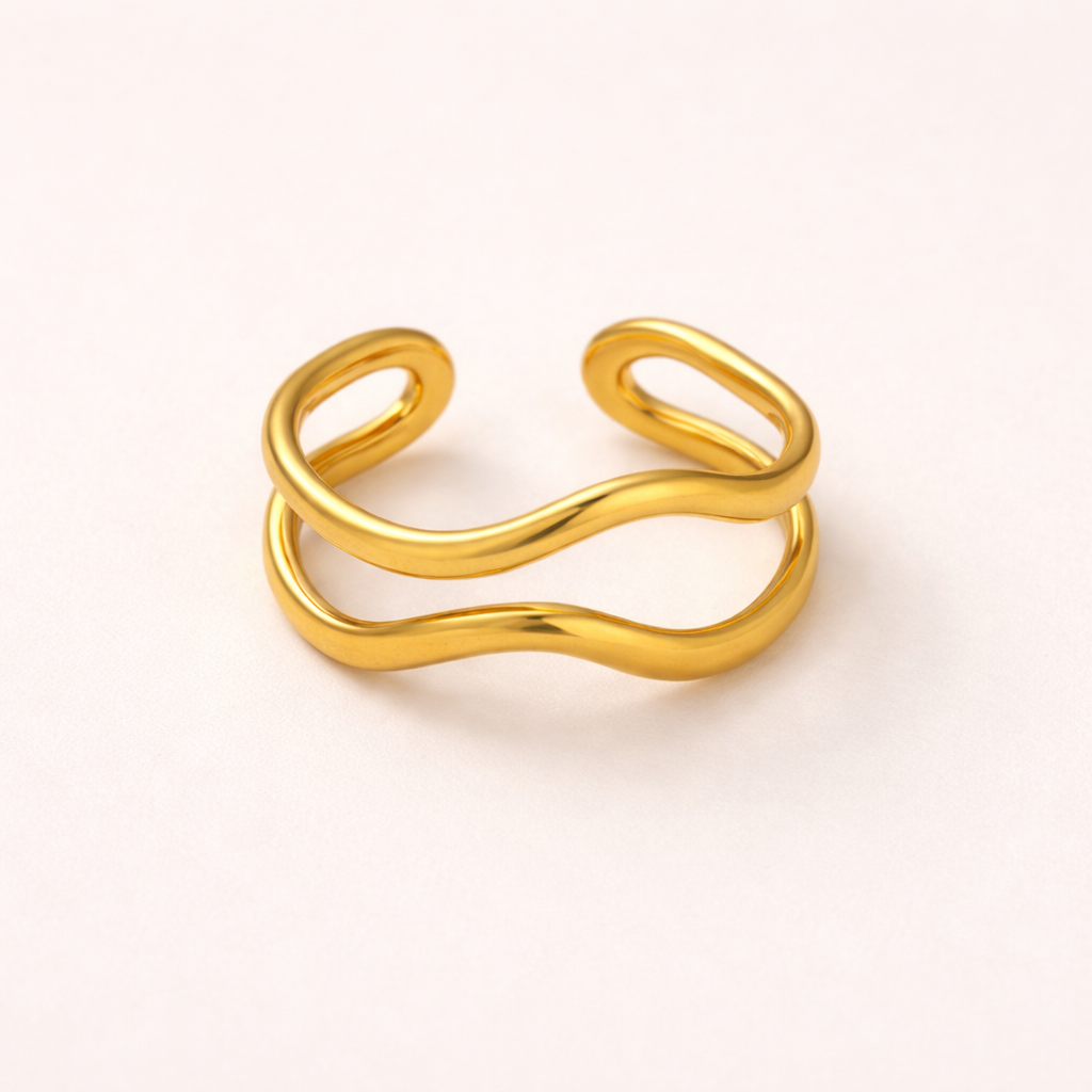 18k Gold Plated Modern Muse Ring