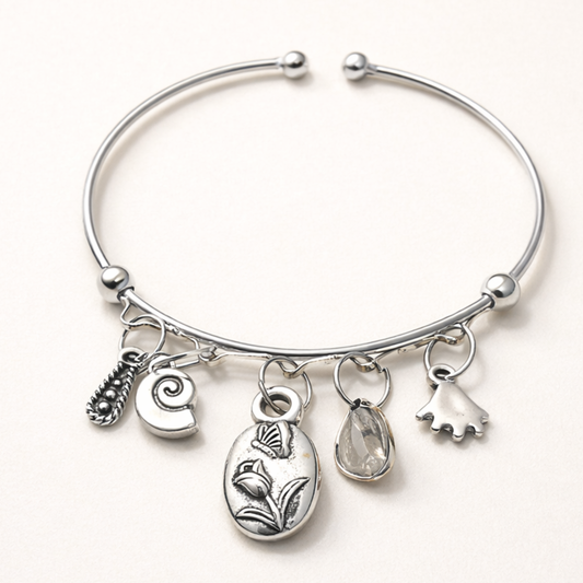 Elegant Anti Tarnish Charm Bracelet