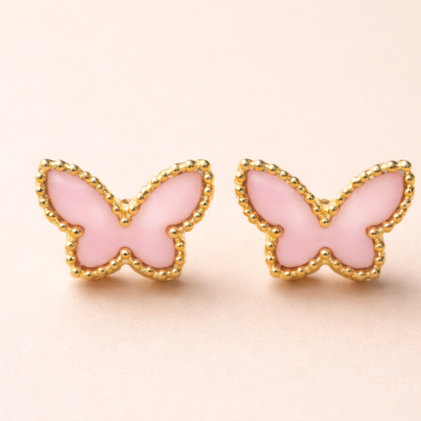 Dainty Gold Butterfly Studs