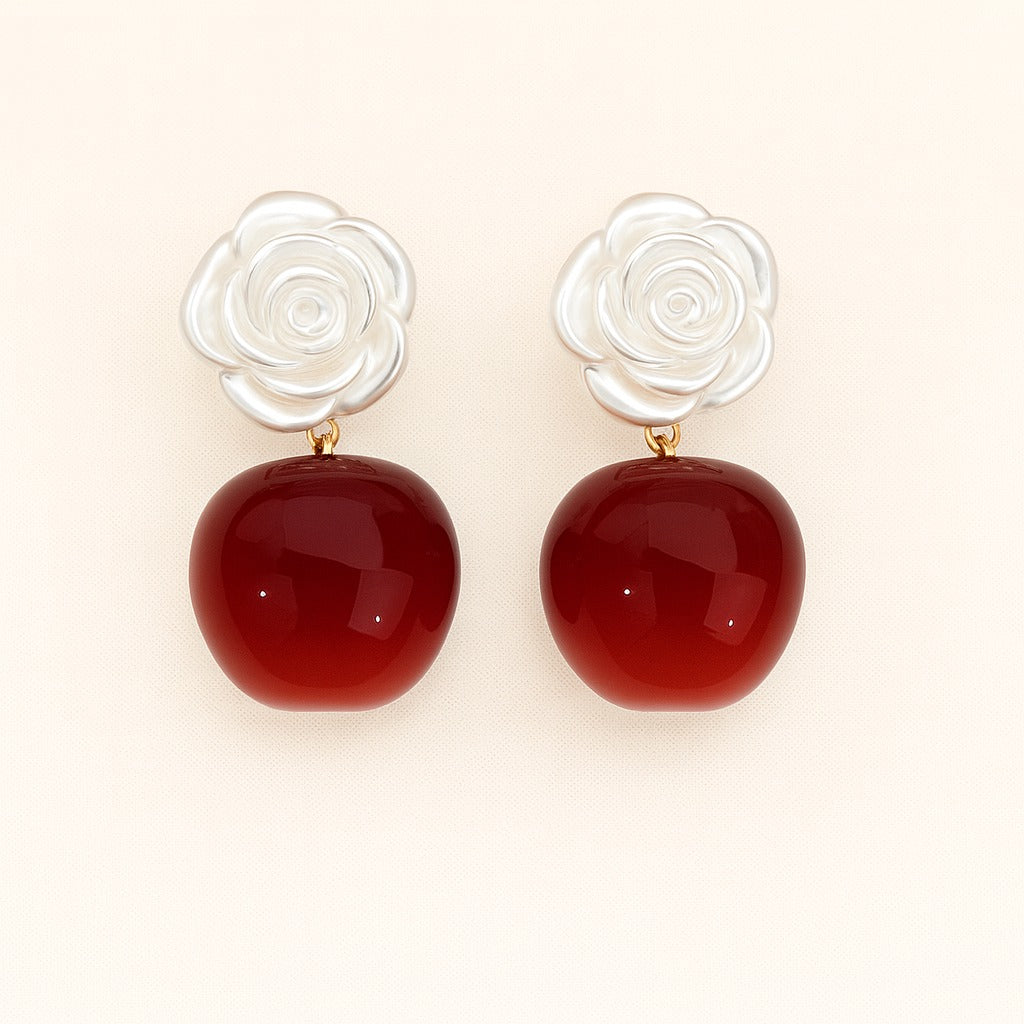Golden Aurora Gems Earring