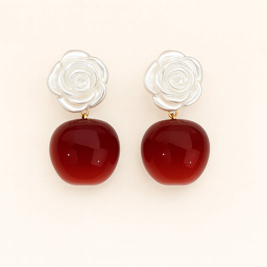 Golden Aurora Gems Earring