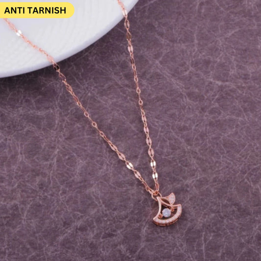 Anti Tarnish Rose Gold Necklace