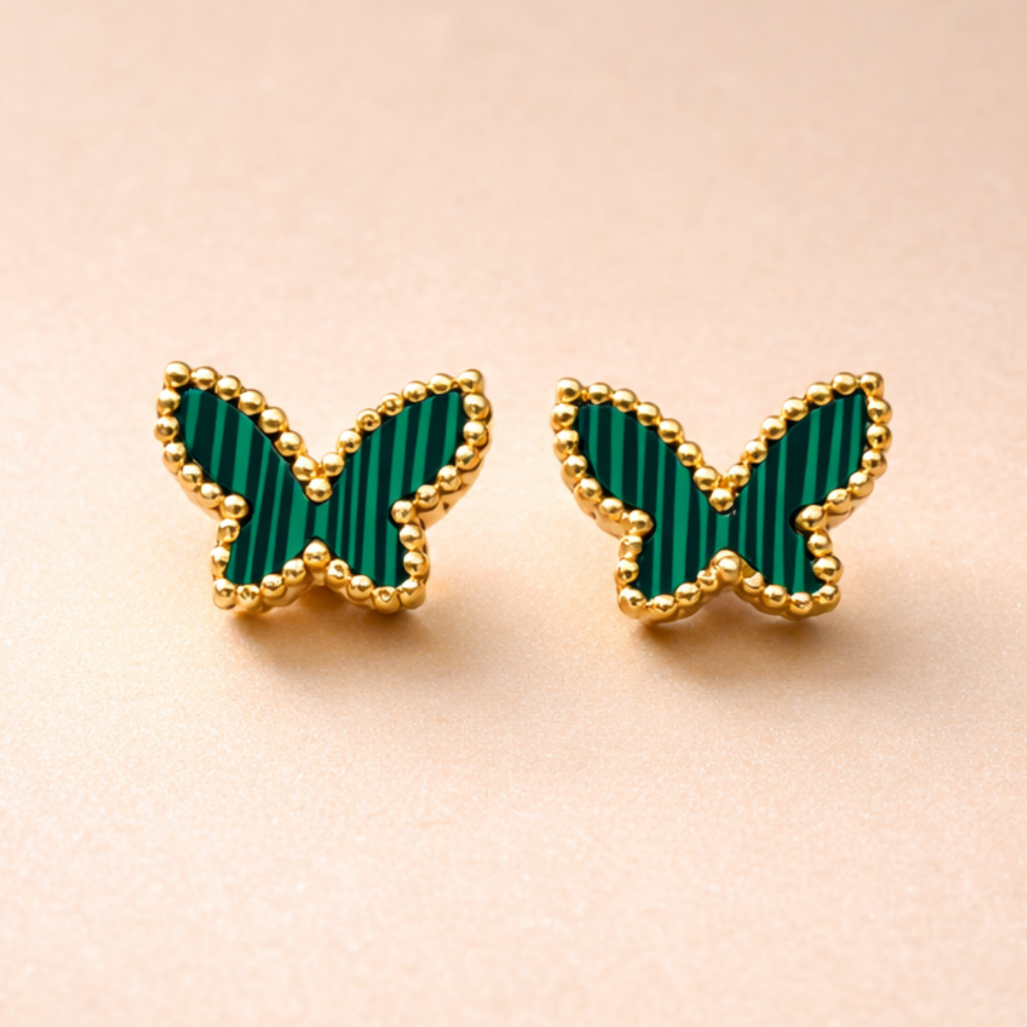 Dainty Gold Butterfly Studs
