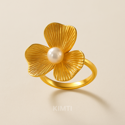 18k Gold Plated Florine Ring
