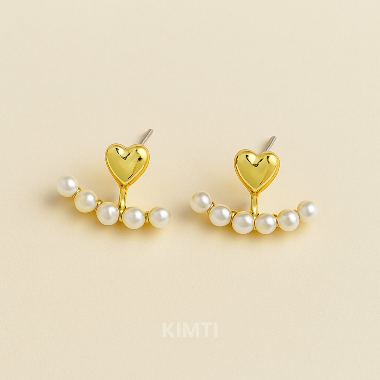 Whenever Heart Pearl Earring