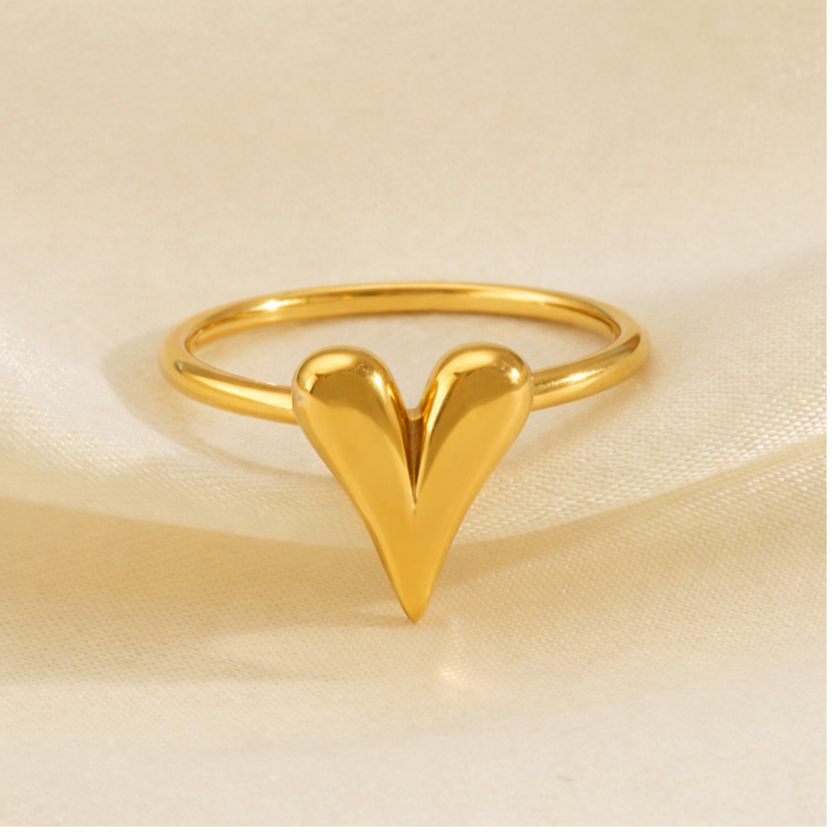 18k Gold Plated Love Loop Ring