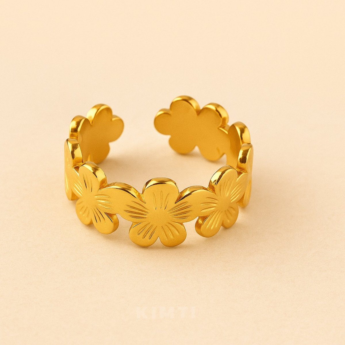 18K Gold Plated Bloomelle Ring for Women