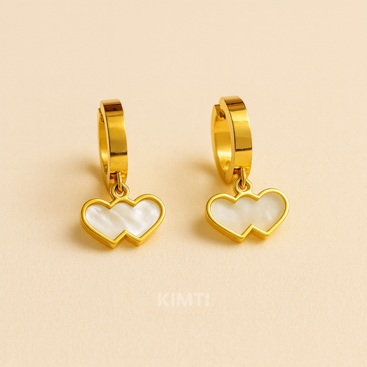 Moonlit Love Hoops Earring