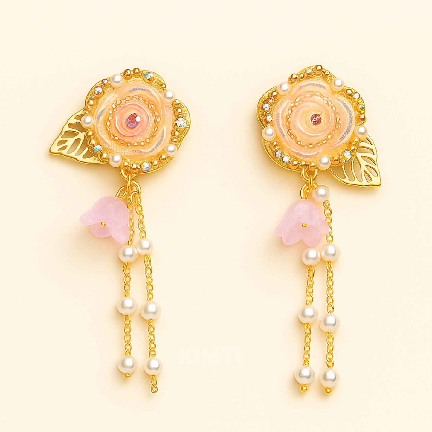 Yellow Chime Turkish Dangler Earring