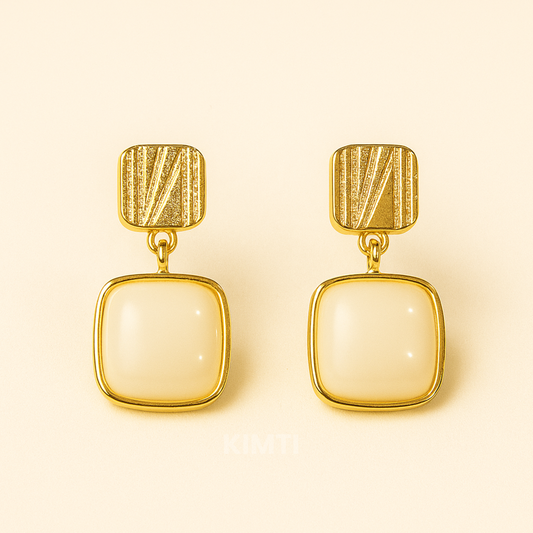 Chic Mosaic Drop Earrings