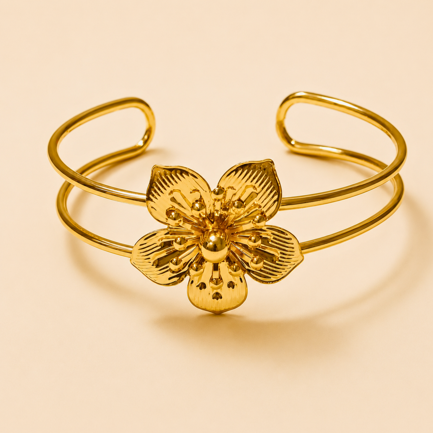 Sun Petal Gold Bracelet Waterproof