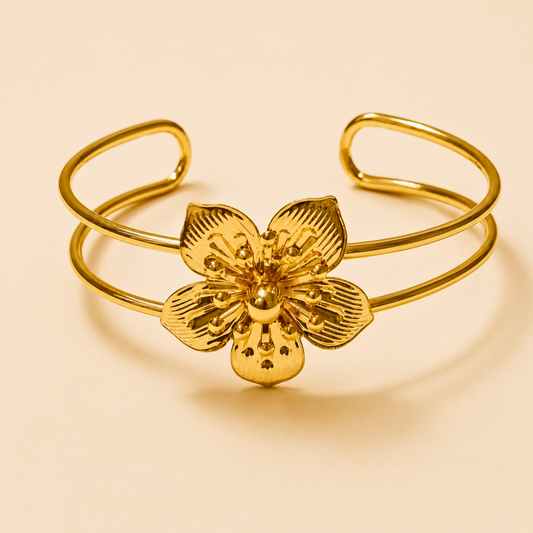Sun Petal Gold Bracelet Waterproof