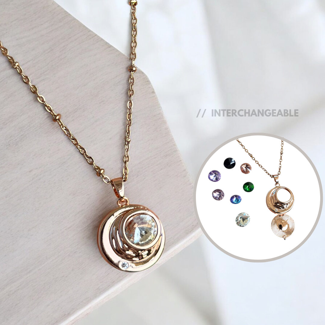 Inter Changeable Gold Necklace