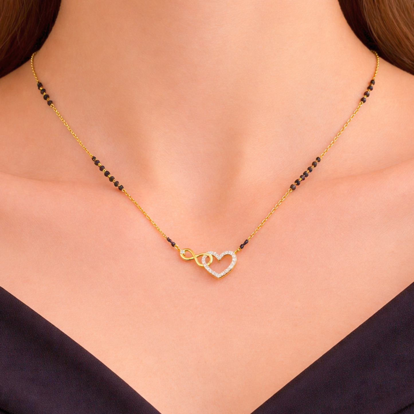 Infinity Heart Mangalsutra