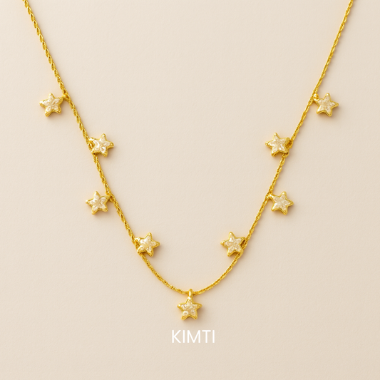 18k Gold Plated StarLume Necklace