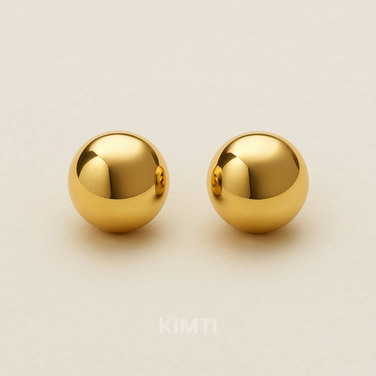 Luxor Luminescence Golden Stud Earring
