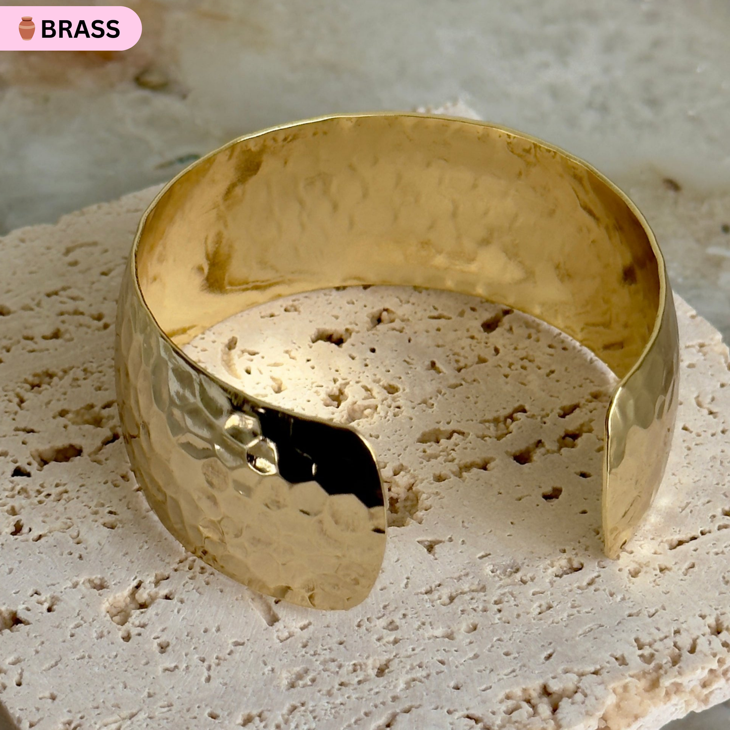 18k Gold Plated Anti Tarnish Brass Bracelet