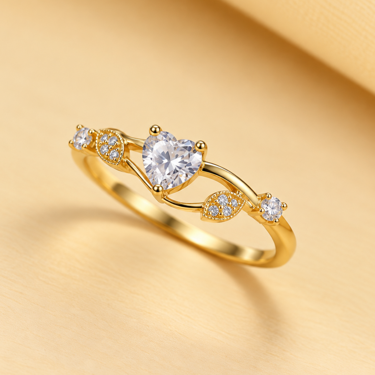 18k Gold Plated Hollow Finger Anti Tarnish Ring