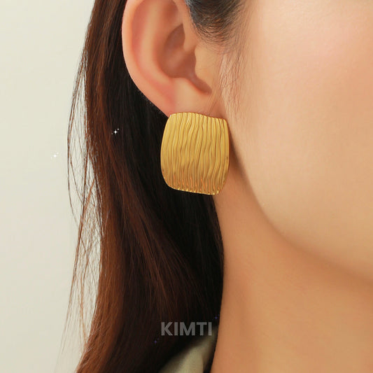 18k Waterproof Stud Anti Tarnish Earrings