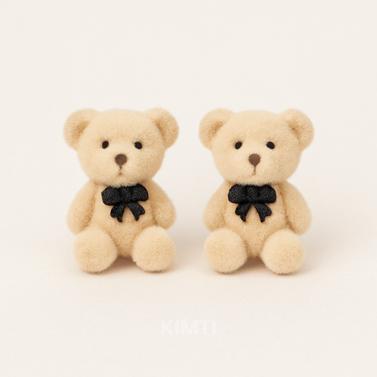 Teddy Bear Stud Earring