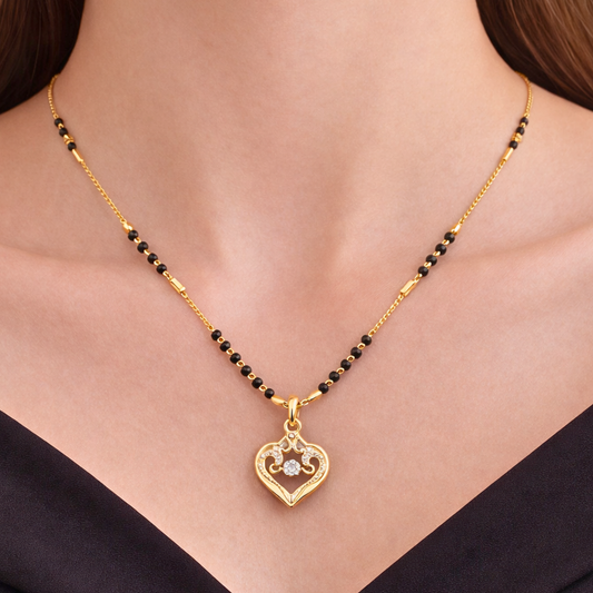 Anaya Heart Mangalsutra