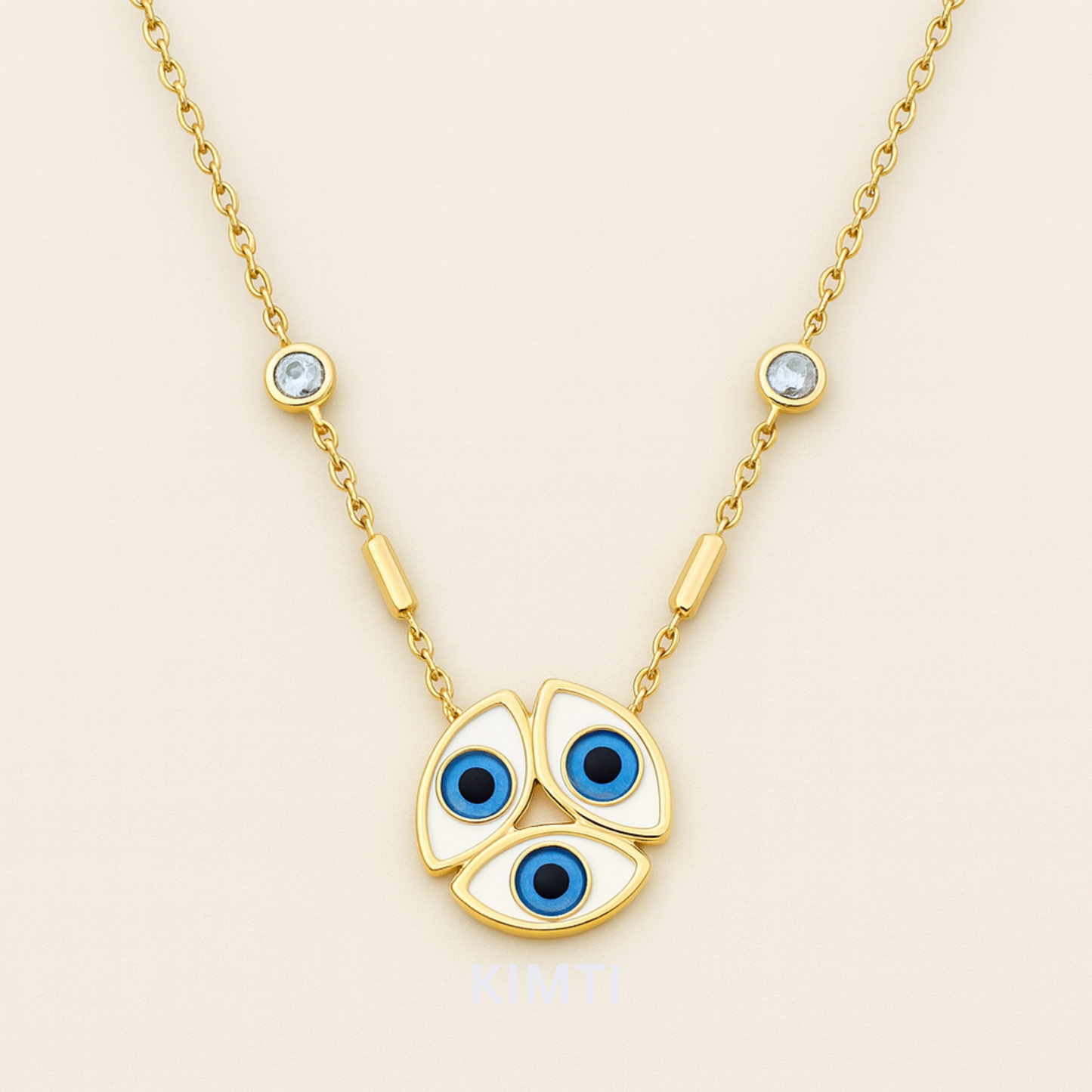 18k Gold PlatedTrinity Protect Necklace