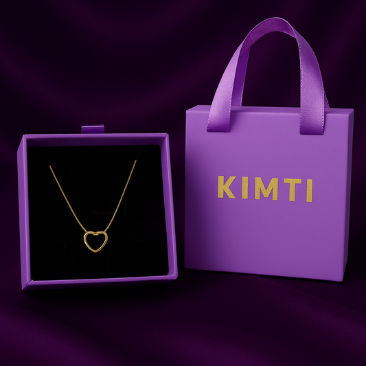 18k Gold Plated Heartbeat Glow Necklace