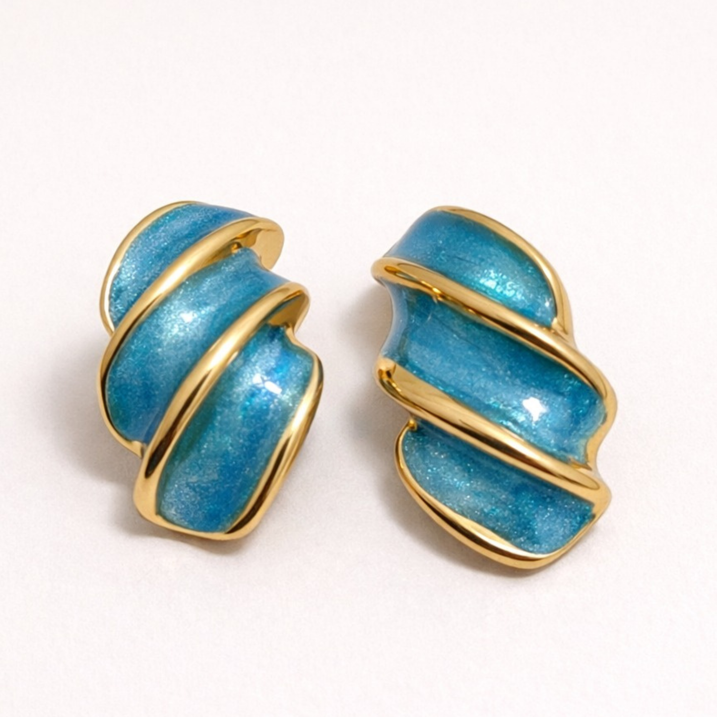 Petal Glow Enamel Studs