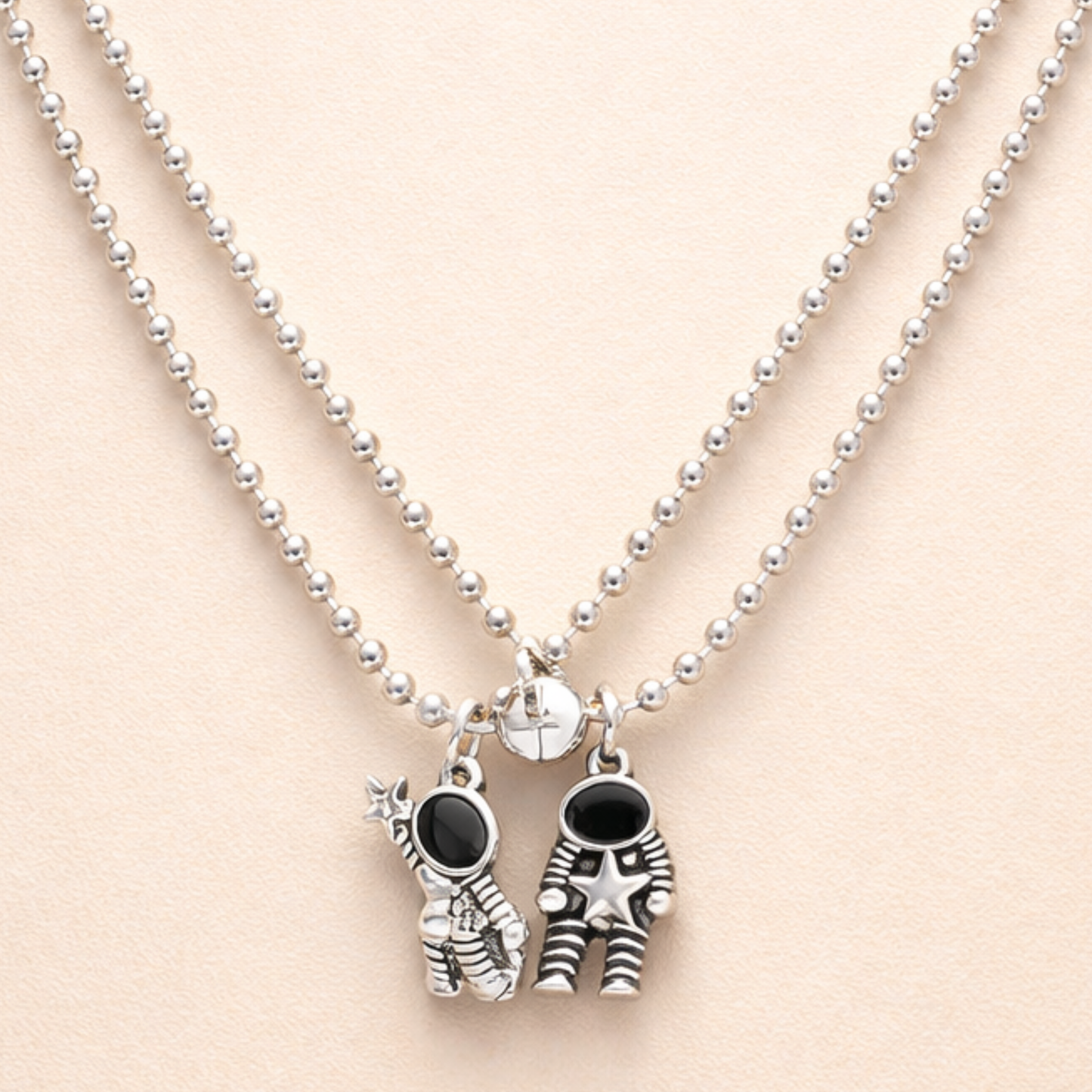 Astronaut Couple Matching Necklace