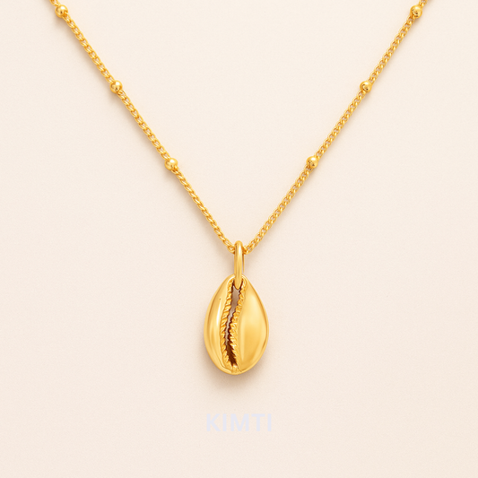 18k Gold Plated SunKissed Shell Necklace